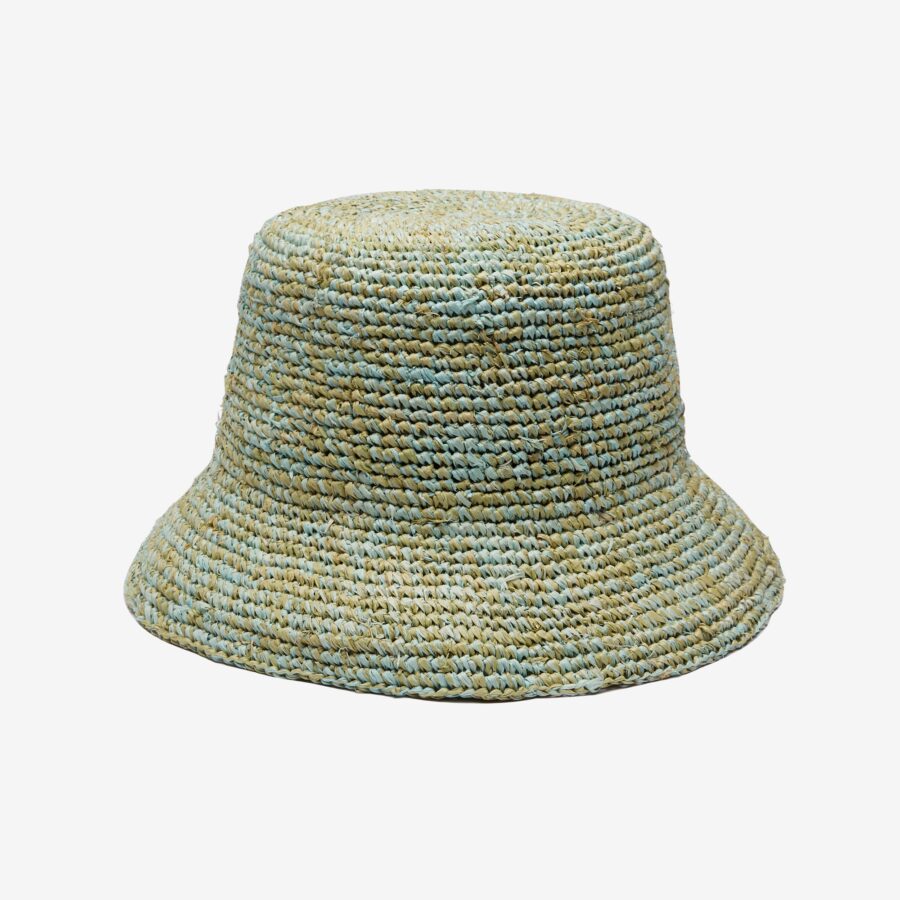 Orchid Clean Raffia Bucket Hat - Mint