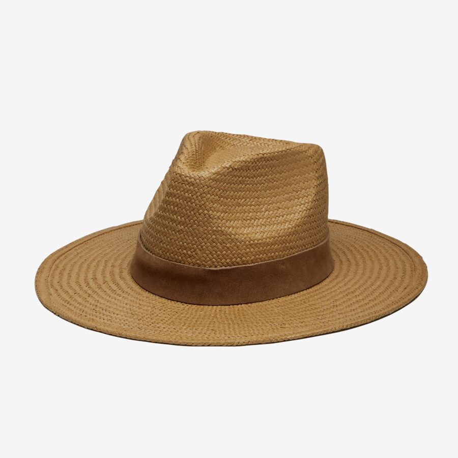 Openweave Jolie Fedora Hat in Paper Straw - Camel
