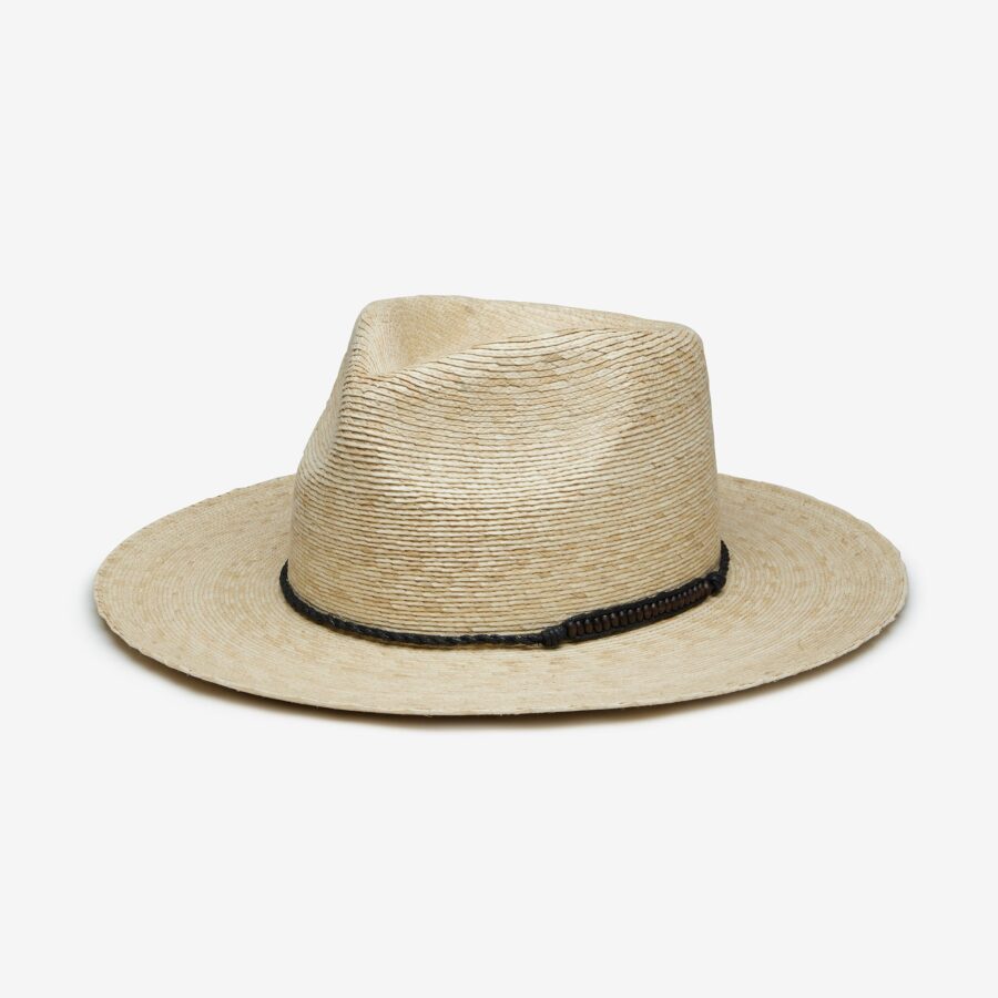 Juniper Straw Fedora Hat with Clean Finish
