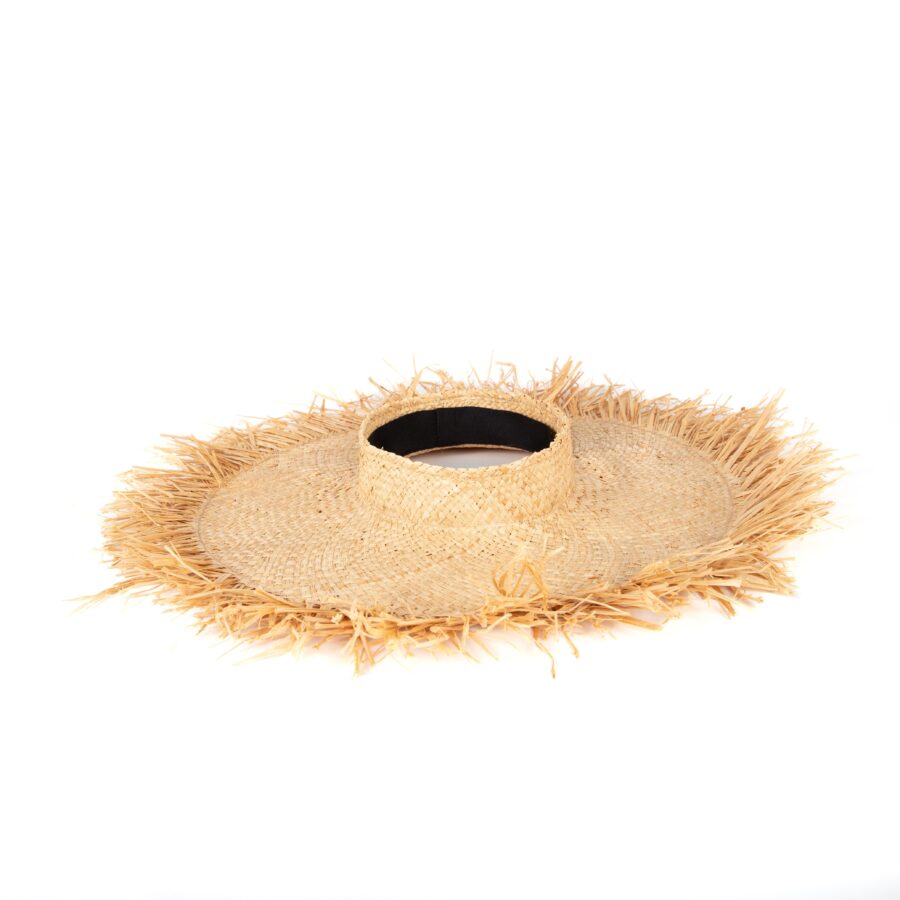 Refined Natural Straw Structured Cap