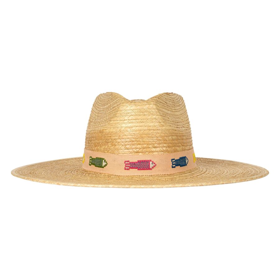 Colorful Fish Embroidered Palm Hat